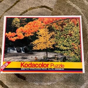 ~Rose Art~ Vintage Kodacolor “Autumn Scene” 500-Piece Puzzle